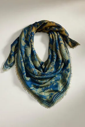 Terrain Two-Tone Floral Modal Scarf