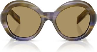 Prada Sunglasses Prd08 Su 23 G70 G Brown/Olive Green Women