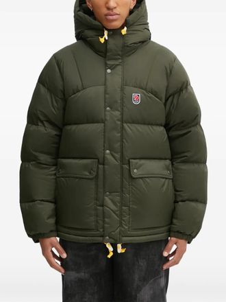 Fj&auml;llr&auml;ven Expedition Lite gewatteerd donsjack - Groen