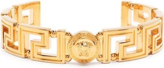 Versace Medusa Greca Manchet Armband - Dames - Armbanden - Geel - M - Accessoires