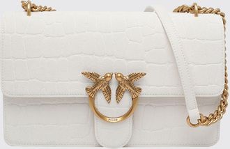 Pinko Borsa Love Bag in camoscio stampa cocco