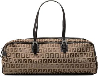 Fendi Pre-owned Fendi Zucchino Canvas Handbag OQE9IAG9VD6WR2O5