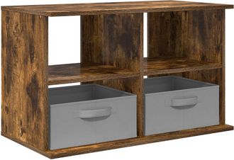 vidaXL Soporte Para Tv 79 X 40 X 48 Cm Roble Ahumado Vidaxl