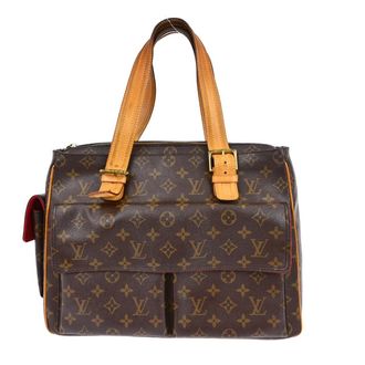 Louis Vuitton Multipli Cite Handbag Monogram Canvas Brown Canvas Handbag (Pre-Owned)