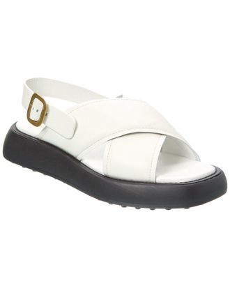 Tod's TodS Gomma Leather Sandal