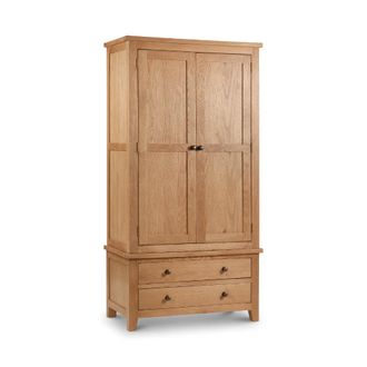 Julian Bowen Marlborough Combination Wardrobe 1.9m- Oak - Julian Bowen | TJ Hughes
