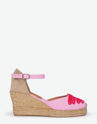Penelope Chilvers Mary Jane Dali Espadrille Wedges