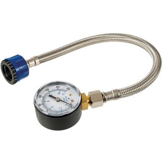 Silverline Manometro con tubo flessibile per tubature dellacqua 0-11 bar (0-160 psi)