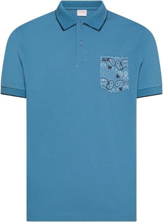 Sun 68 Polo - Heren - Polos - Blauw - M - Tops