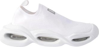 Dolce & Gabbana Low Fabric Sneakers - Dames - Sneakers - Wit - 38 1/2 EU - Schoenen