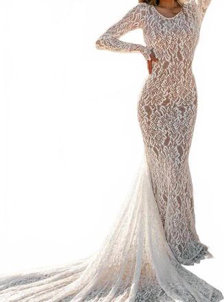Joyfolie Yasmin Bridal Gown In Beige