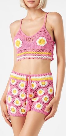 MC2 Saint Barth Daisy Crochet Top