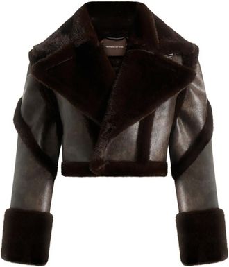 Mani&egrave;re De Voir Giacca Kena con maniche rimovibili - Marrone