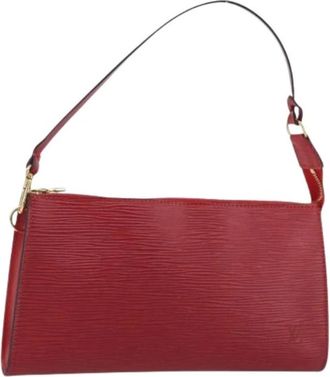 Louis Vuitton Pre-owned Accessory Pouch - Dames - Vintage Schoudertas - Rood - ONE Size - Leer - Vintage