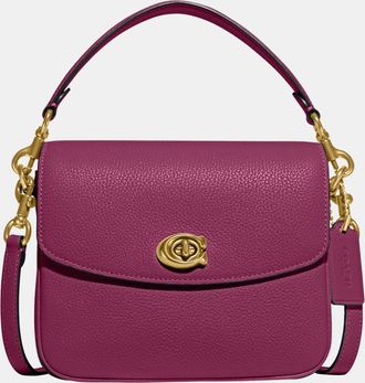 Coach Womens Cassie Crossbody Bag 19 - Purple Leather - One Size