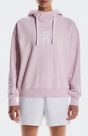 On Club Oversize Organic Cotton Blend Hoodie in Orchid at Nordstrom, Size Medium