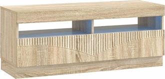 vidaXL Mueble De Tv Led Roble Sonoma Madera De Ingenier&iacute;a Vidaxl