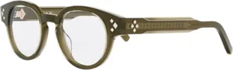 Dior Mens Black Round Eyeglass Frames CDDIAMONDOR1I 5500