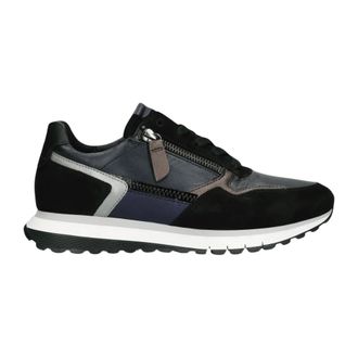 Gabor Schoenen, Dames, Blauw, 37 EU, Leer, Lage Sneakers 378