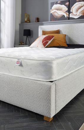 Aspire Home Accents Double Comfort 8 Memory Rolled Mattress in White | Size: Small Double