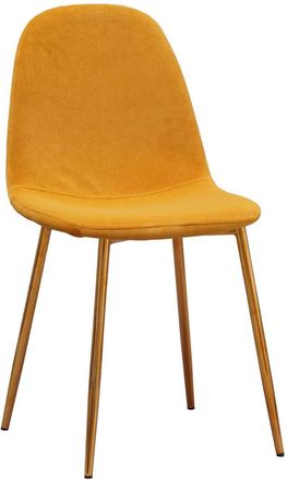Regalos Miguel Regalos Miguel - Sillas Comedor - Silla Golden Teok Terciopelo - Amarillo
