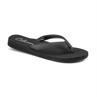 Cobian Womens Skinny Bounce Flip Flops In Black