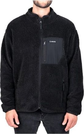 NIKIN Treefleece Teddy Jacket Fleecejacke für Herren | schwarz