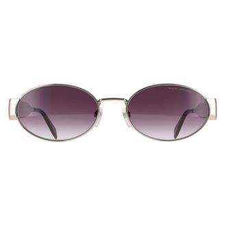 Marc Jacobs Oval Womens Palladium Violet Gradient 806/S - Silver Metal - One Size