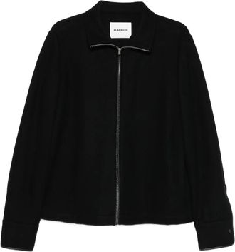 Jil Sander zip-fastening jacket - Black