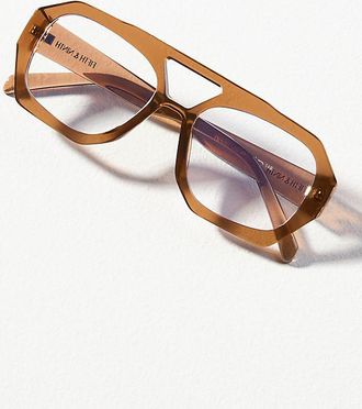 Fifth and Ninth Geo Aviator Sutton Blue Light Glasses