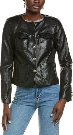 T Tahari Vegan Leather Jacket