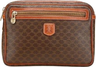 Celine Pre-owned Clutches, female, Brown, Size: ONE SIZE Pre-owned Leather clutches