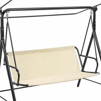 OEM Funda De Repuesto Para Mecedora, Tejido Oxford 900d, Impermeable, Para Reemplazar La Funda De La Mecedora Patio (1585252 Cm), Color Blanco Roto