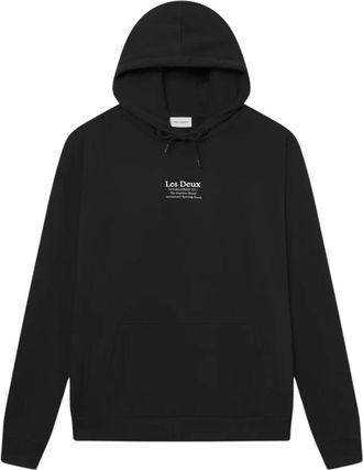 Les Deux Hoodie Establisehed - Heren - Hoodies - Zwart - L - Hoodies & sweatvesten