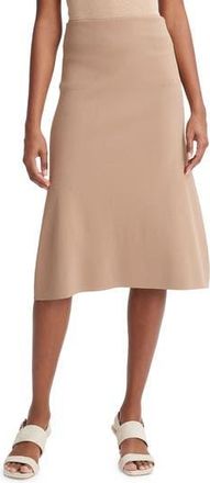 Vince Soft Sculpted A-Line Skirt in Cashew at Nordstrom Rack, Size Small