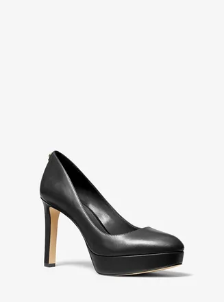 Michael Kors Chantal Leather Platform Pump