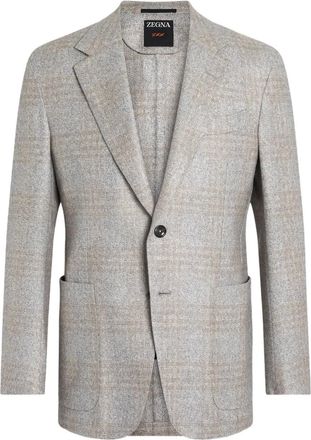 Ermenegildo Zegna Blazer a quadri - Grigio
