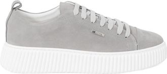 Antony Morato Leather Lace-Up Sneakers with Rubber Sole