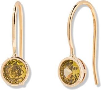 Brook & York Mia Birthstone Drop Earrings in Gold August at Nordstrom