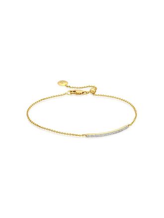 Monica Vinader Bracciale con barra - Oro