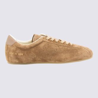 Common Projects Taupe Leather Sneakers