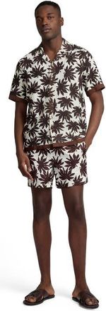 Onia Air Linen Shirt in Egret at Nordstrom, Size Xx-Large