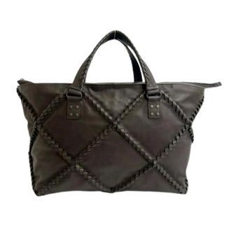 Bottega Veneta Pre-owned Tote Bags, female, Brown, Size: ONE SIZE Pre-owned Vintage Tote Bag