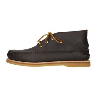 Timberland Schoenen, Heren, Bruin, 46 EU, Leer, Crafted Boat Mid Lace