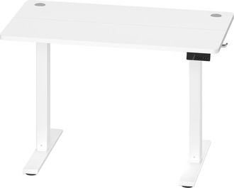 Vasagle Escritorio el&eacute;ctrico con memoria de 4 alturas de color blanco nube