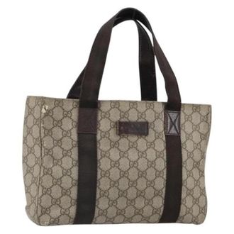Gucci Pre-owned Plastic Tote Bag - Dames - Vintage Shopper - Beige - ONE Size - Vintage