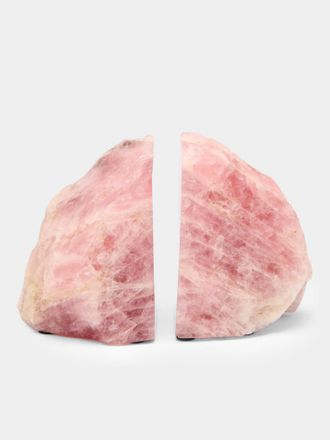 JiaJia Rose Quartz Bookends