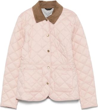 Barbour Deveron quilted jacket - women - Polyamide/Polyester/Polyamide/Cotton - 12 - Pink