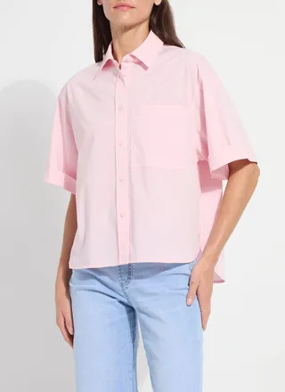 Lyss&eacute; Corinna Oversized Cropped Shirt