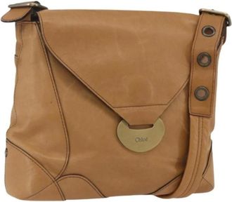 Chlo&eacute; Pre-owned Cross Body Bags, female, Beige, Size: ONE SIZE Pre-owned Shoulder Bag